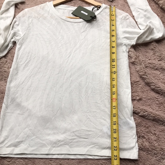 All saints sake esme long sleeve tee smog white - Picture 8 of 8